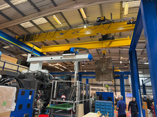Boosting Production Capacity With a New 15-Tonne Overhead Gantry Crane for Burnetts Manufacturing